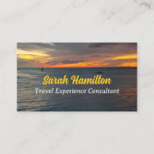 Reiseberater Sunset Visitenkarte (Vorderseite)