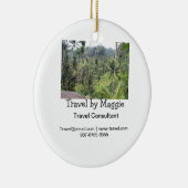 Reiseberaterfirma E-Mail-Adresse hinzufügen Keramik Ornament (Rechts)