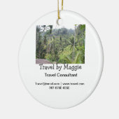 Reiseberaterfirma E-Mail-Adresse hinzufügen Keramik Ornament (Links)