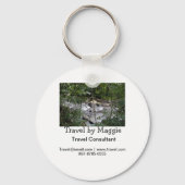 Reiseberaterfirma E-Mail-Adresse hinzufügen Schlüsselanhänger (Rückseite)