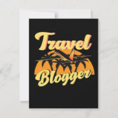 Reiseblogger Karte (Vorderseite)