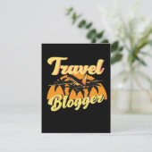 Reiseblogger Karte (Stehend Vorderseite)
