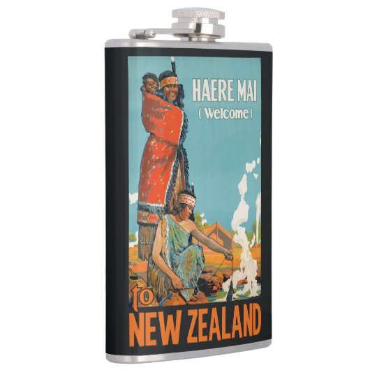 Reisebroschüre Neuseelands Flachmann (Rechts)