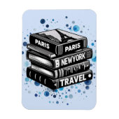 Reisebücher Magnet (Vertikal)