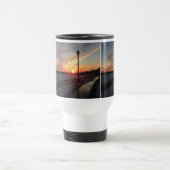 Reisebügel mit Griff Sonnenuntergang Foto schön Reisebecher (Mittel)