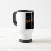 Reisebügel w Handle Sonnenuntergang Foto Pines Ost Reisebecher (Vorderseite Links)