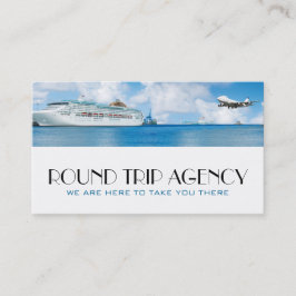 Reisebüro Agent Vacation Business Card Visitenkarte