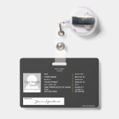 Reisebüro Ausweis (Rückseite mit Ausziehbar)