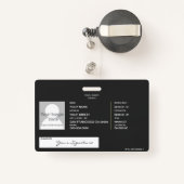 Reisebüro Ausweis (Rückseite mit Rechteck)