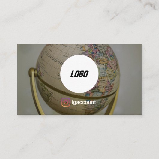 Reisebüro Globe Visitenkarte (Rückseite)