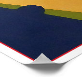 Reisebüro Italia, Vintage Travel Poster (Ecke)