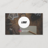 Reisebüro-Logo Visitenkarte (Rückseite)