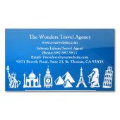 Reisebüro Magnetische Visitenkarte (Vorderseite)
