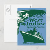 REISEBÜRO POSTKARTE (Vorne/Hinten)