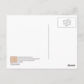 REISEBÜRO POSTKARTE (Rückseite)