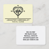 Reisebüro RN, LVN, LPN, Caretaker Business Card Visitenkarte (Vorne/Hinten)