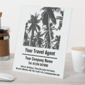 Reisebüro und Agent Design Sockelschild (In Situ)