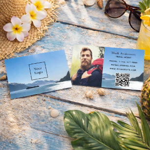 Reisebüro Urlaub Tourismus Foto Visitenkarte