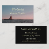 Reisebüro Visitenkarte (Vorne/Hinten)