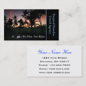 Reisebüro Visitenkarte (Vorne/Hinten)