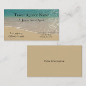 Reisebüro Visitenkarte (Vorne/Hinten)