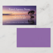 Reisebüro Visitenkarte (Vorne/Hinten)