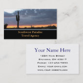 Reisebüro Visitenkarte (Vorne/Hinten)