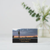 Reisebüro Visitenkarte (Stehend Vorderseite)
