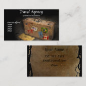 Reisebüro Visitenkarte (Vorne/Hinten)
