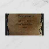 Reisebüro Visitenkarte (Rückseite)