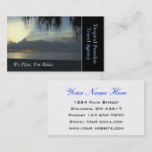 Reisebüro Visitenkarte (Vorne/Hinten)