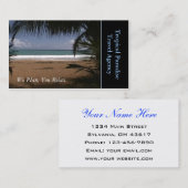 Reisebüro Visitenkarte (Vorne/Hinten)