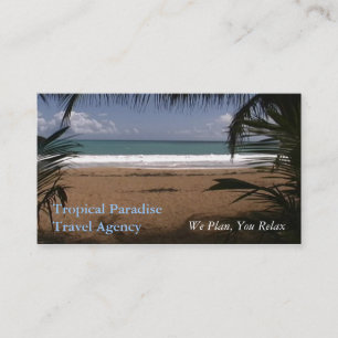 Reisebüro Visitenkarte