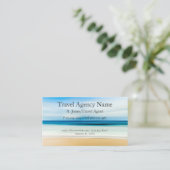 Reisebüro Visitenkarte (Stehend Vorderseite)