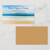 Reisebüro Visitenkarte (Vorne/Hinten)