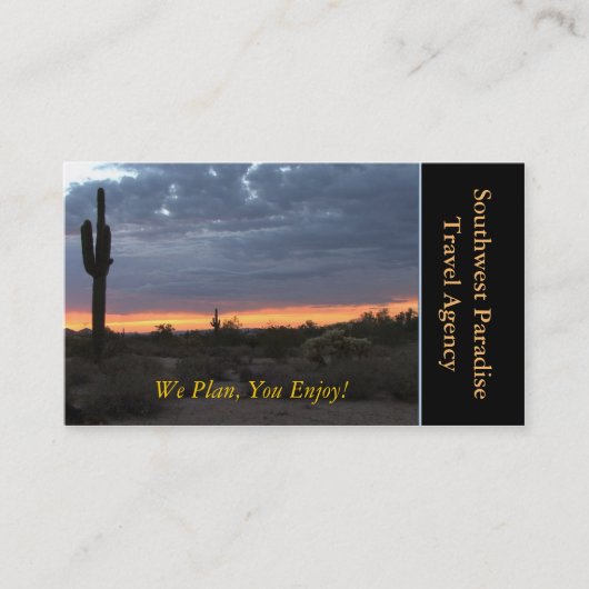 Reisebüro Visitenkarte (Vorderseite)