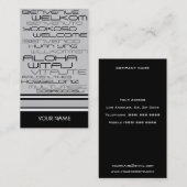 REISEBÜRO Visitenkarte (Vorne/Hinten)