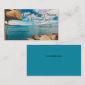 Reisebüro Visitenkarte (Vorne/Hinten)