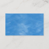 Reisebüro Visitenkarte (Rückseite)