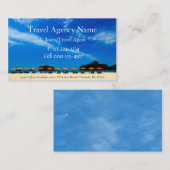 Reisebüro Visitenkarte (Vorne/Hinten)