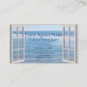 Reisebüro Visitenkarte (Vorderseite)