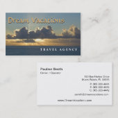 Reisebüro-Visitenkarte Visitenkarte (Vorne/Hinten)