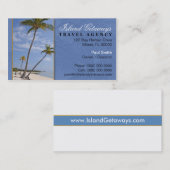Reisebüro-Visitenkarte Visitenkarte (Vorne/Hinten)