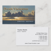 Reisebüro-Visitenkarte Visitenkarte (Vorne/Hinten)