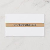 Reisebüro-Visitenkarte Visitenkarte (Rückseite)