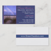 Reisebüro-Visitenkarte Visitenkarte (Vorne/Hinten)
