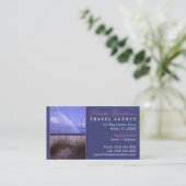 Reisebüro-Visitenkarte Visitenkarte (Stehend Vorderseite)