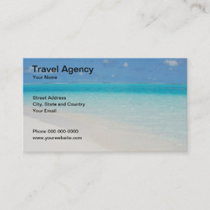 Reisebüro-Visitenkarte Visitenkarte