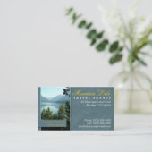Reisebüro-Visitenkarte Visitenkarte (Stehend Vorderseite)