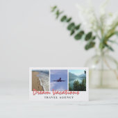 Reisebüro-Visitenkarte Visitenkarte (Stehend Vorderseite)